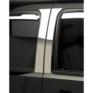 Putco Stainless Steel Pillar Posts Trim Kit: Fits Most Dodge Durango Models (2011-2026)