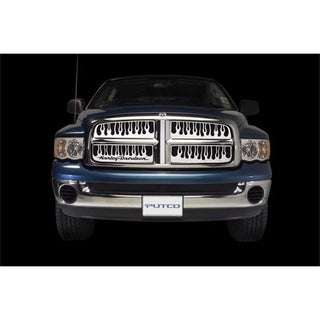 Putco Flaming Inferno Stainless Steel Grille: Fits Most Dodge Durango Models (2004-2009)