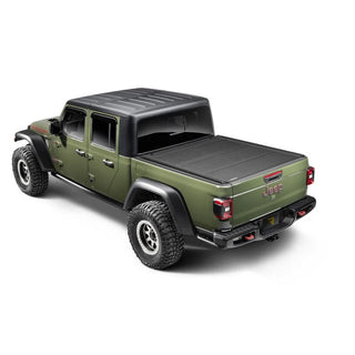 BAK BAKFlip MX4 TS Hard Folding Truck Bed Cover: Fits Most Jeep Wrangler / Gladiator Models (2018-2026)