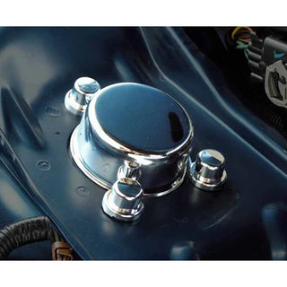 American Car Craft Polished Shock Tower Cap Set: Dodge Challenger 2008 - 2014