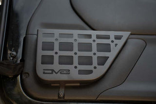 DV8 Offroad Slim Front Door Molle Pockets (FRONT): Jeep Wrangler JK 2011-2018 3.8L/3.6L V6