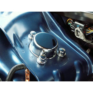 American Car Craft Polished Shock Tower Cap Set: Dodge Challenger 2008 - 2014