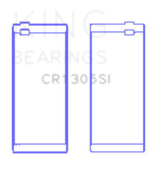 King Engine Bearings Cracked Rod Bearing 0.25mm (Set of 6): Dodge Ram 2500/3500 5.9L/6.7L Diesel 2005-2018