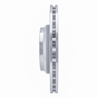 R1 Concepts Rear Right Drilled & Slotted Brake Rotor: Fits Dodge Challenger / Charger / Chrysler 300 2005-2023 3.6L / 5.7L - Silver