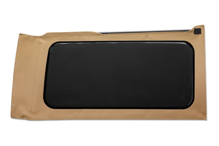 Bestop JL Replacement Quarter Window Tan Twill Tinted (RIGHT): Jeep Wrangler JL 2018-2025 2.0L/3.6L Turbo