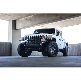 DV8 Offroad Mid-Width Winch Front Bumper: Fits Most Jeep Wrangler / Gladiator Models (2018-2026)