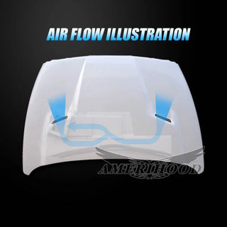 Amerihood CLG Functional Ram Air Hood: Dodge Ram 2500 2003 - 2009