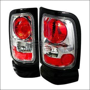 Spec D Euro Tail Lights (Chrome): Dodge Ram 1994 - 2001