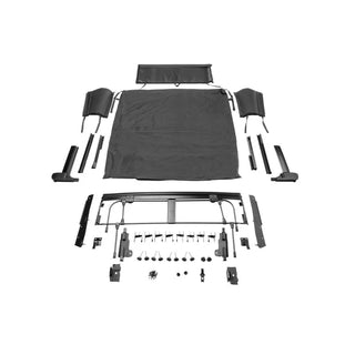 Rugged Ridge Voyager Fastback Soft Top - Black Diamond: Fits Most Jeep Gladiator Models (2018-2026)