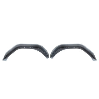 Fishbone Offroad Steel Tube Rear Fenders: Fits Most Jeep Wrangler / Gladiator Models (2018-2026) - Black Textured