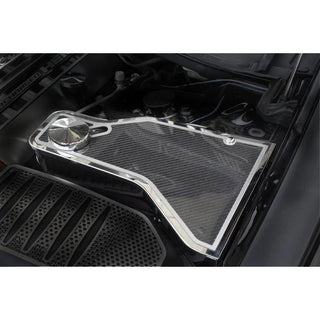 American Car Craft Polished Water Tank Cover w/ Cap: Dodge Challenger 2011 - 2023 (V8 Models)