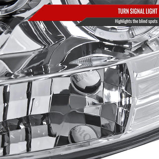 Spec D LED Projector Headlights (Chrome): Dodge Ram 2006 - 2008