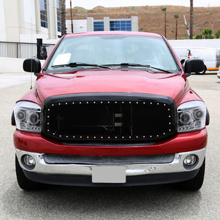 Spec D LED Projector Headlights (Chrome): Dodge Ram 2006 - 2008