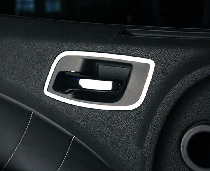 American Car Craft Front Door Handle Trim (Polished): Dodge Charger R/T 2011 - 2014