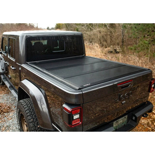 UnderCover Armor Flex Hard Folding Bed Cover 5ft: Fits Most Jeep Gladiator Models (2018-2026) - Matte Black
