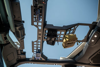 DV8 Offroad Overhead Molle Panel (INTERIOR): Jeep Wrangler JL 2018-2026 / Gladiator JT 2020-2026