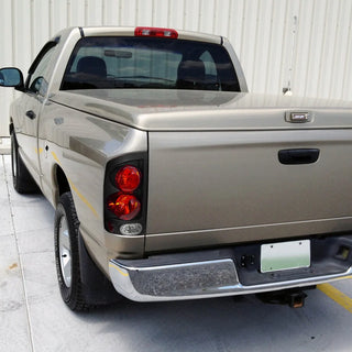 Spec D Euro 3D Tail Lights(Black): Dodge Ram 2002 - 2006