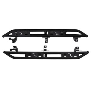 Rampage 07-18 Jeep Wrangler JK Unlimited TrailCrawler Rock Slider & Rocker Guard - Black