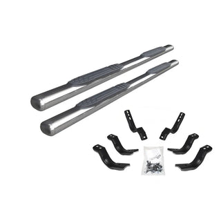Go Rhino 20-20 1000 Series Complete 4in Side Step Kit w/ Brackets: Fits Most Jeep Gladiator Models (2018-2026)