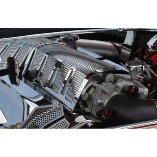 American Car Craft Illuminated Perforated Plenum Cover: Chrysler 300C / Dodge Challenger / Charger / Magnum SRT8 2006 - 2010
