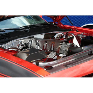 American Car Craft Illuminated Perforated Plenum Cover: Chrysler 300C / Dodge Challenger / Charger / Magnum SRT8 2006 - 2010