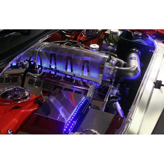 American Car Craft Illuminated Perforated Plenum Cover: Chrysler 300C / Dodge Challenger / Charger / Magnum SRT8 2006 - 2010