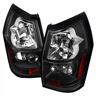 Spec D Euro Tail Lights (Black): Dodge Magnum 2005 - 2008