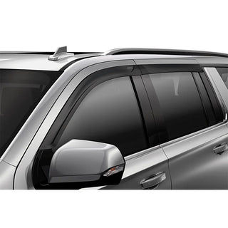 Husky Liners Low Profile Ventvisor 4pc: Jeep Wrangler (07-18) / Grand Cherokee (05-10) - Matte Black