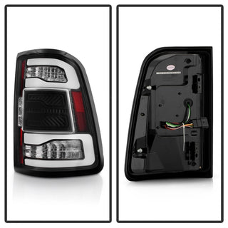 Spyder Apex 19-23 Dodge Ram 1500 (w/ Factory LED) LED Tail Light - Black (ALT-YD-DR19LEDT2-SEQ-BK)