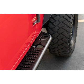 DV8 Offroad OE Plus Side Steps: Jeep Wrangler JK 2007-2018 / Grand Cherokee 2005-2010