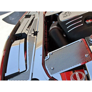 American Car Craft Polished Header Plate Extension Kit: Dodge Challenger 2008 - 2014 (All Models)