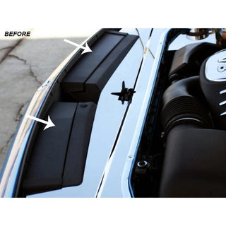 American Car Craft Polished Header Plate Extension Kit: Dodge Challenger 2008 - 2014 (All Models)