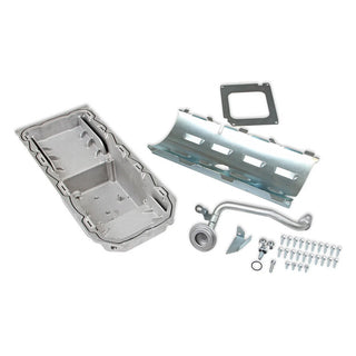 Holley Cast Aluminum Mid-Sump Gen III Hemi Swap Oil Pan Kit: Chrysler 300 (05-15) / Dodge Ram 1500 (03-10)