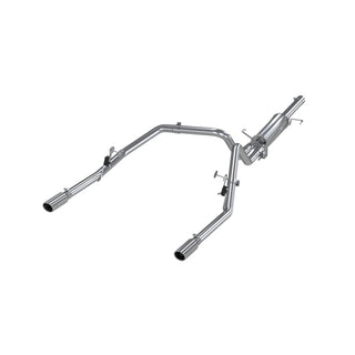MBRP Cat Back Exhaust System (Dual Split Rear Exit): Dodge Ram 4.7L & 5.7L Hemi 1500 2003 (Regular or Quad Cab w/ Short Bed)