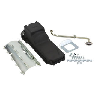 Holley Cast Aluminum Rear-Sump Gen III Hemi Swap Oil Pan - Black: Dodge Dakota (87-04) / Ramcharger (74-93)