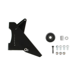 Holley Gen III Hemi Alternator Relocation Bracket: Dodge Charger / Dakota / Ramcharger (66-93) - Black
