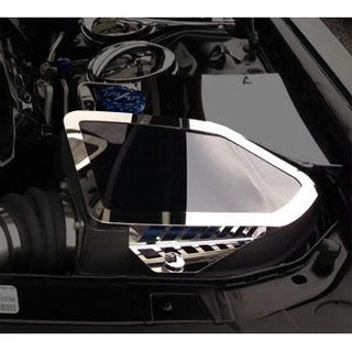 American Car Craft Mopar Cold Air Intake Cover (Clear / Polished): Chrysler 300 / Challenger / Charger 2011 - 2024 (5.7L Hemi / 6.4L SRT8)