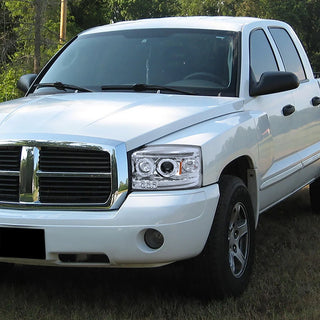 Spec D LED Projector HeadLights (Chrome): Dodge Dakota 2005 - 2007