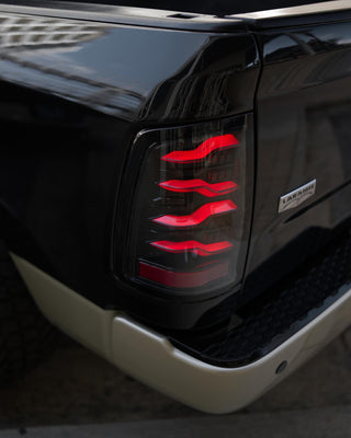 AlphaRex PRO LED Tail Lights (Jet Black): Dodge Ram 2009 - 2018