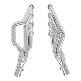 Hooker BlackHeart Silver Ceramic Coated Gen III Hemi Swap Mid-Length Headers: Dodge Ramcharger 1972-1974