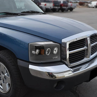 Spec D LED Projector HeadLights (Black): Dodge Dakota 2005 - 2007