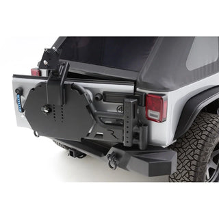Rampage Trail Guard Tire Carrier for Jeep Wrangler JK (2007-2018) - Black