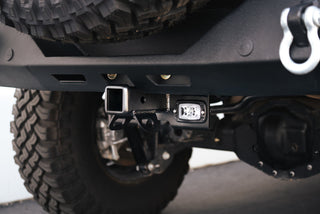 DV8 Offroad Bolt-On Hitch w/ Lights: Jeep Wrangler JK (2007-2018)