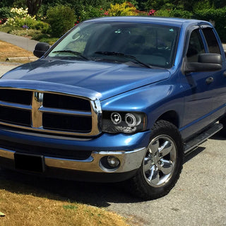 Spec D LED Projector HeadLights (Black): Dodge Ram 2002 - 2005