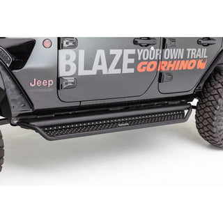 Go Rhino Dominator Extreme D1 SideSteps Complete Kit w/ Brackets: Fits Most Jeep Wrangler Models (2007-2018)