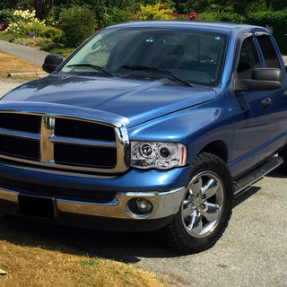 Spec D LED Projector HeadLights (Chrome): Dodge Ram 2002 - 2005