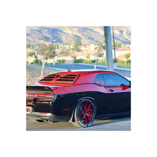 Glassskinz Torch Rear Window Louvers / Vents: Dodge Challenger 2008 - 2023 (All Models)