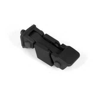 Omix Hood Catch and Bracket Assembly: Fits Most Jeep Wrangler JK Models (2007-2018) - Black Powder Coated