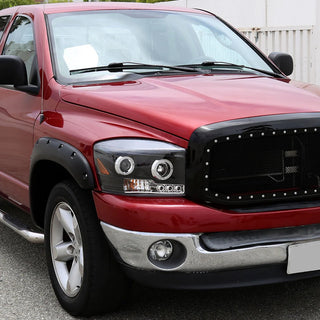 Spec D LED Projector Headlights (Black): Dodge Ram 2006 - 2008