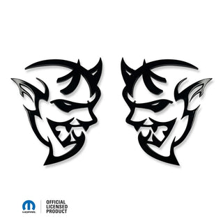 American Brother Designs DEMON Cutout Exterior Badge: Dodge Challenger / Charger 2015 - 2023